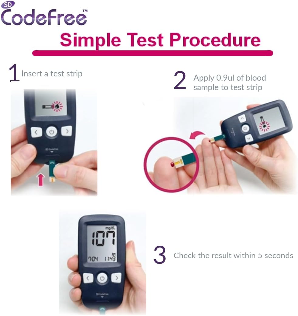 CodeFree Blood Glucose Monitoring System Kit
