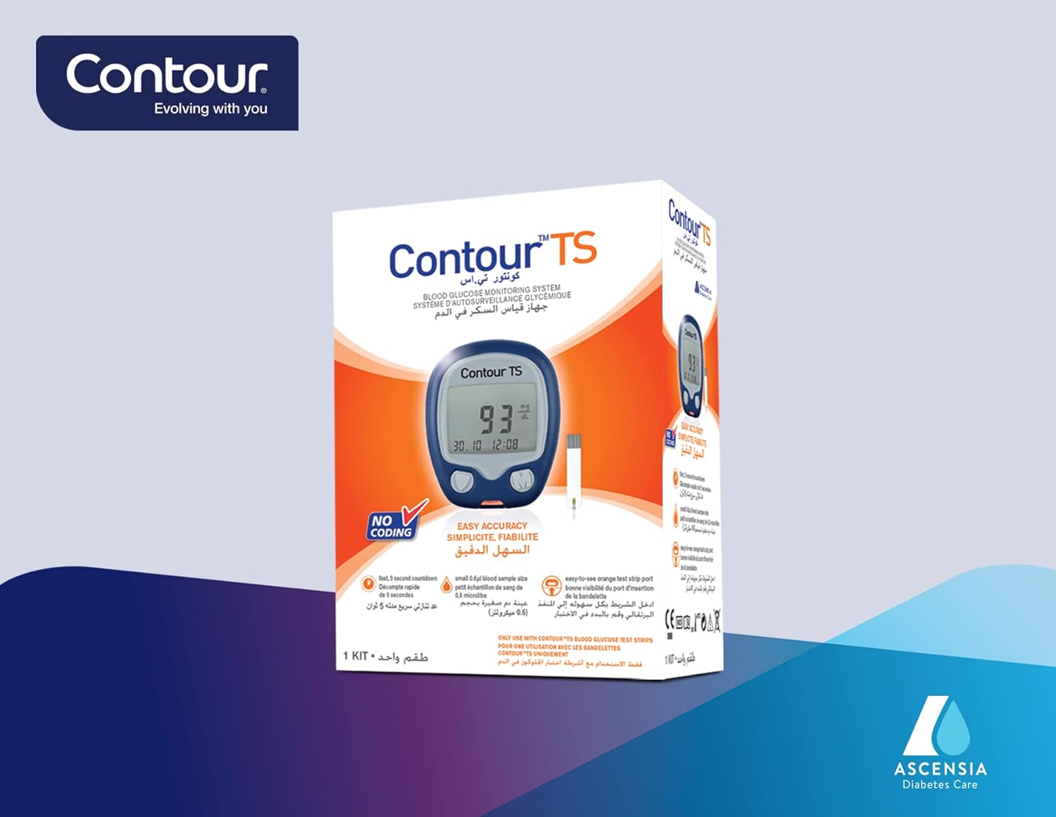 Contour Ts Glucose Meter Device