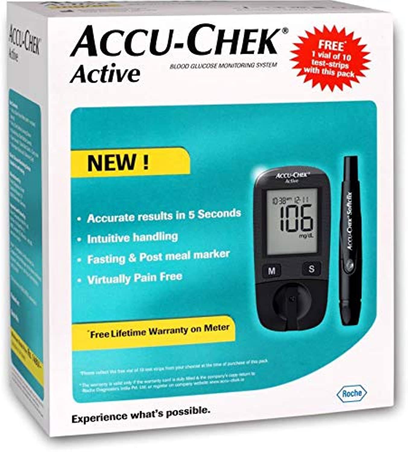 Accu Chek Active Blood Sugar Monitor