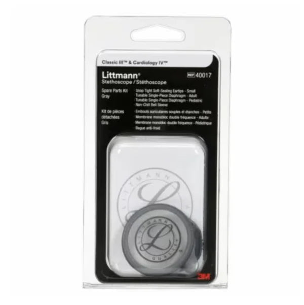 3M™ Littmann® Classic III/Cardiology IV/CORE Digital Stethoscopes Spare Parts Kit – Gray
