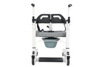 Electric patient transfer commode wheelchair with mouse controller