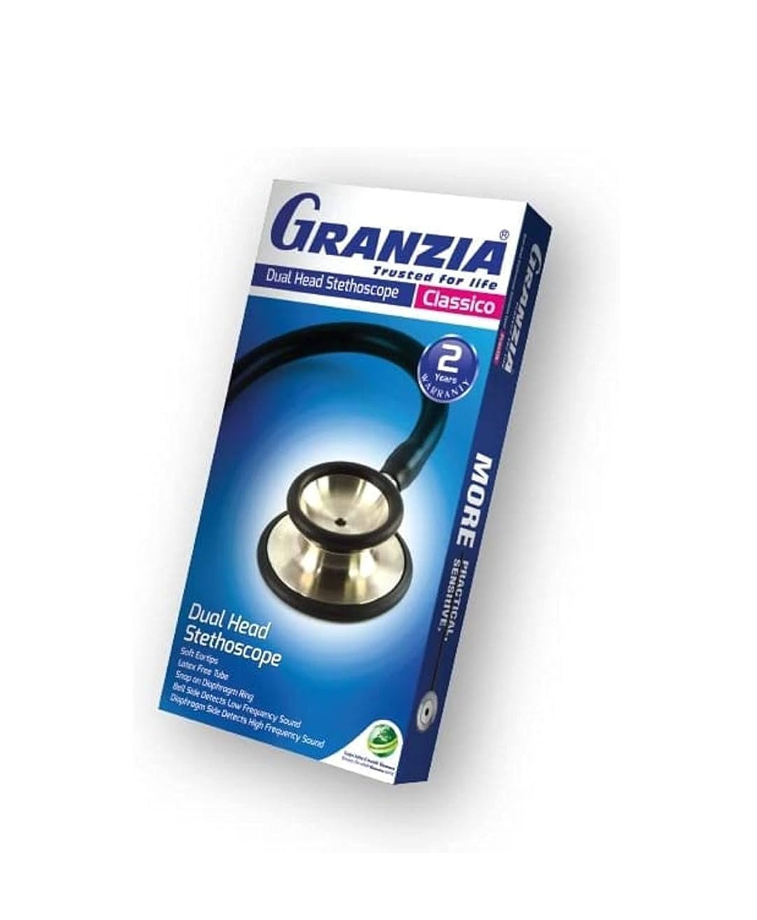 Granzia Classico Stethoscope (Black)