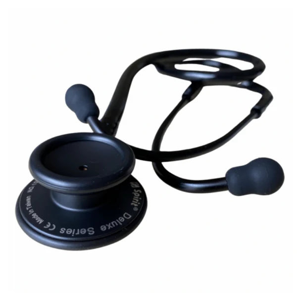 SPIRIT | Classic Deluxe Dual Head Stethoscope - Black Edition